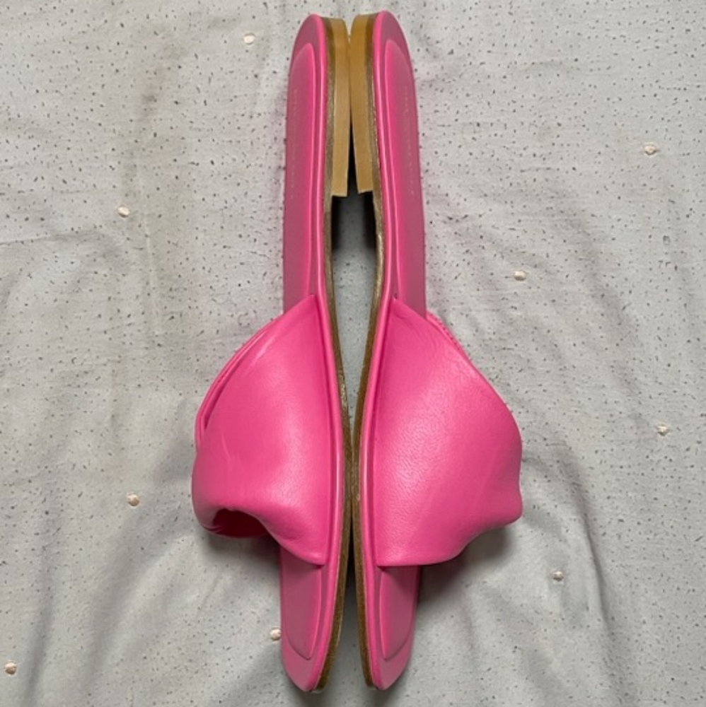 Bruno Magli Francis Slide Sandal leather magenta women's size 9 - Picture 7 of 11